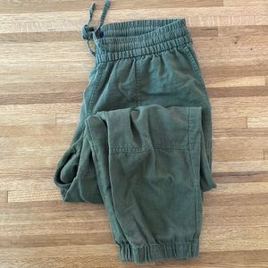 CK linen/viscose casual cropped pants